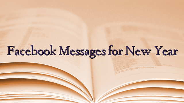 Facebook Messages for New Year